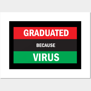 Graduated because virus Posters and Art